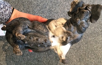 Lot 222 - Christine Cummings: A Raku Pottery Sow,...