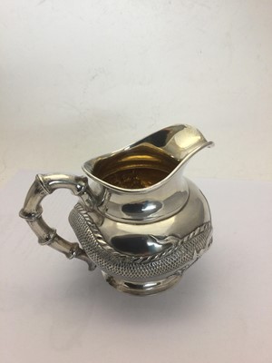 Lot 2272 - A Three-Piece Chinese Export Silver Tea-Service With a Pair of Sugar-Tongs En Suite