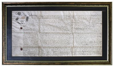 Lot 1148 - 17th Century Manuscript Indenture, 1692,...