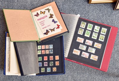 Lot 292 - Stamp Collection, in three albums, the main...