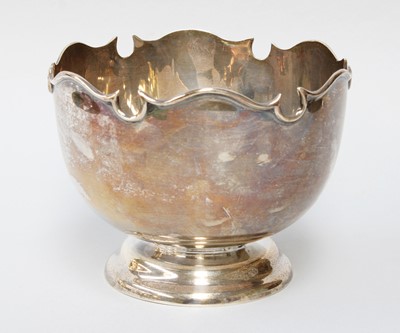 Lot 18 - A George V Silver Rose-Bowl, by Ackroyd Rhodes,...