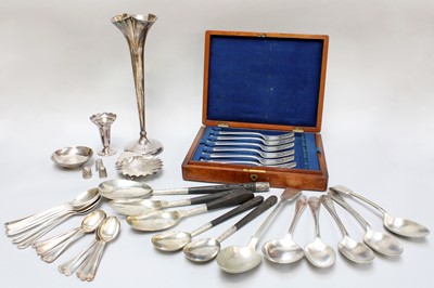 Lot 60 - A Collection of Assorted Silver and Silver...