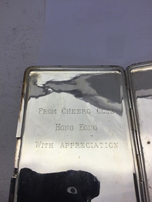 Lot 2271 - A Chinese Export Silver Cigarette-Case