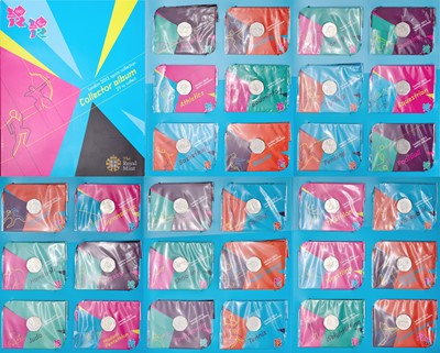 Lot 374 - London Olympics 2012 50p Sports Collection,...