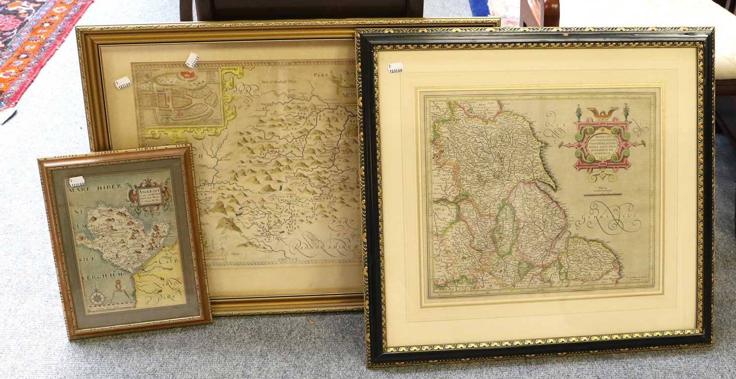 Lot 1169 - Three Hand-Coloured Engraved Maps, comprising:...