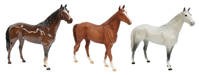 Lot 2174 - Beswick Horses Comprising: Large Hunter, model...