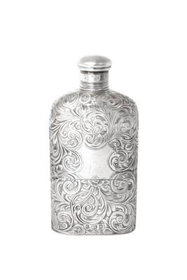 Lot 2324 - A Victorian Silver Spirit-Flask