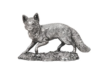 Lot 2352 - An Elizabeth II Silver Model of a Fox