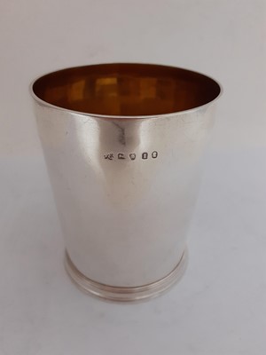 Lot 2198 - A George III Silver Beaker