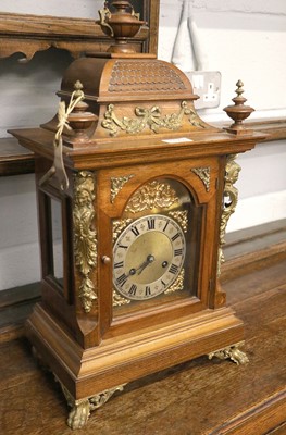 Lot 1352 - A 19th Century Mantle Clock