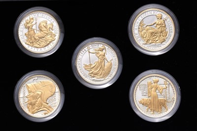 Lot 393 - Royal Mint, Britannia Golden Silhouette...