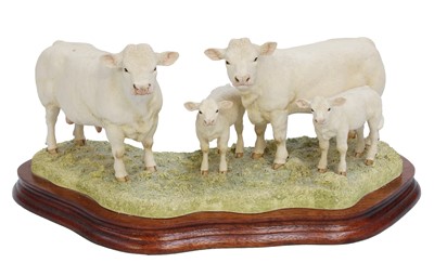 Lot 2119 - Border Fine Arts 'Charolais Family Group',...