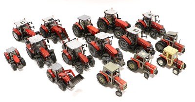 Lot 4483 - Britains And Siku A Collection Of 15 Massey Ferguson Tractors