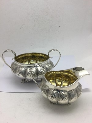 Lot 2215 - A George III or George IV Silver Teapot