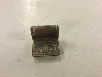 Lot 112 - A Collection of Assorted Silver Boxes,...