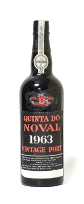 Lot 3131 - Quinta Do Noval 1963 Vintage Port (one bottle)