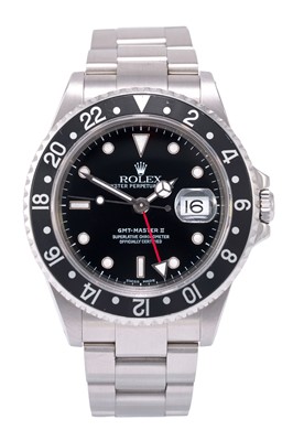 Lot 2222 - Rolex: A Stainless Steel Automatic Calendar...