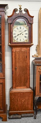 Lot 1196 - An Oak Eight Day Longcase, circa 1810, 12"...