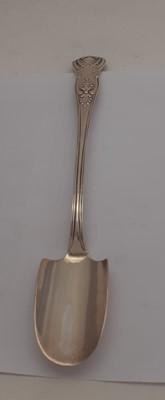 Lot 37 - A Victorian Silver Cheese-Scoop, by William...