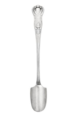 Lot 37 - A Victorian Silver Cheese-Scoop, by William...