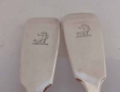 Lot 2231 - A Pair of Victorian Silver Basting-Spoons