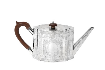 Lot 2330 - A Victorian Silver Teapot