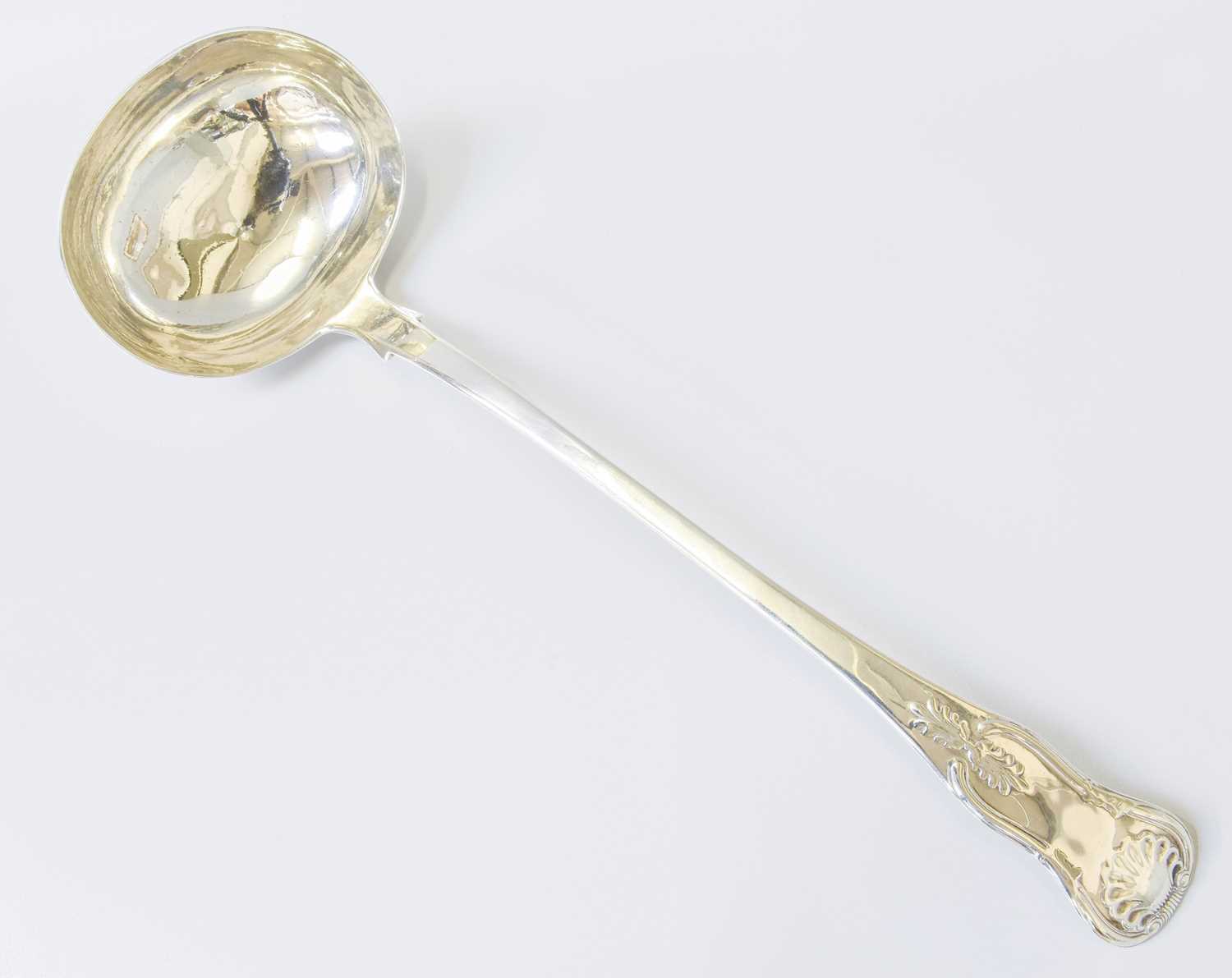 Lot 170 - A Victorian Scottish Silver Soup-Ladle, by...