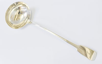 Lot 167 - A George IV Silver Soup-Ladle, by William Eley...