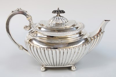 Lot 41 - An Edward VII Silver Teapot, by James Dixon...