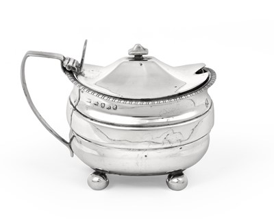 Lot 70 - A George III Silver Mustard-Pot, Maker's Mark...