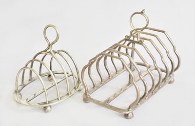Lot 6 - A Victorian Silver Toastrack, by Richard...