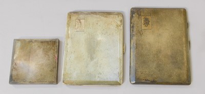 Lot 118 - Two Silver Cigarette-Cases, by Joseph Gloster...