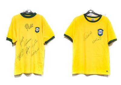Lot 4029 - Brazil Autographed Shirt