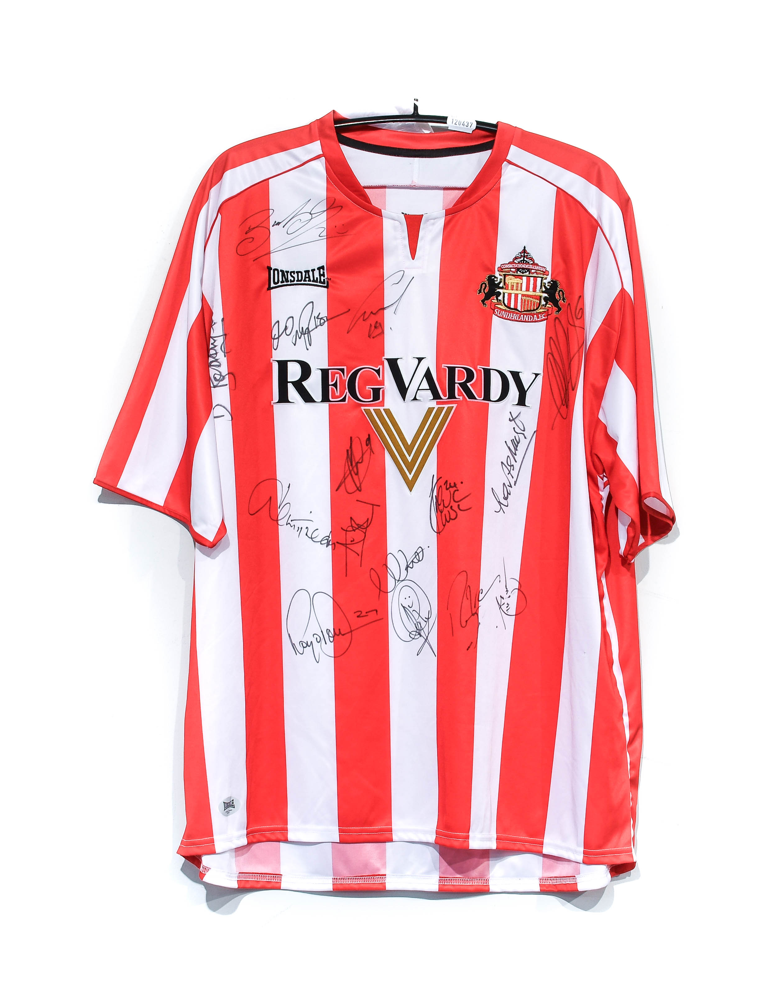 Lot 4058 Sunderland Three Signed Football Shirts