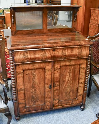 Lot 1291 - A William IV Walnut Chiffonier, 101cm by 47cm...