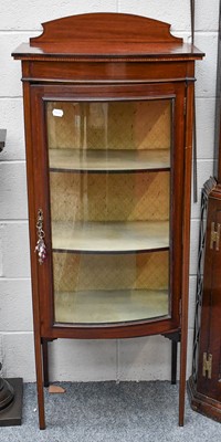 Lot 1217 - An Edwardian Inlaid Mahogany Display Cabinet,...