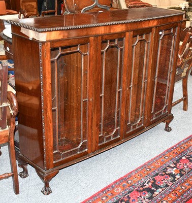 Lot 1280 - A 1920's Mahogany Display Case, 152cm by 40cm...