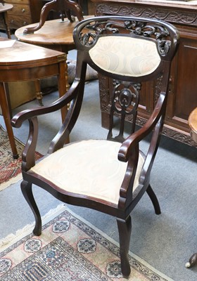 Lot 1386 - Brown Bros & Taylor Art Nouveau Chair