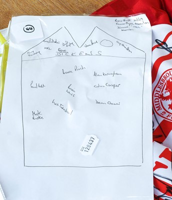 Lot 3039 - Middlesbrough Three Signed Football Shirts