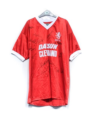 Lot 4053 - Middlesbrough Three Signed Football Shirts