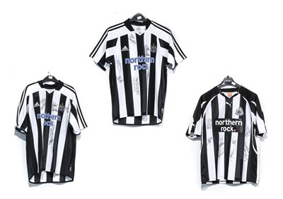 Lot 4057 - Newcastle United Three Signed Football Shirts
