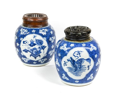 Lot 206 - A Chinese Porcelain Ginger Jar, 19th century,...