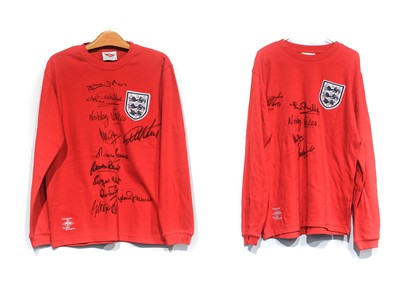 Lot 4033 - England 1966 World Cup Signed Shirt