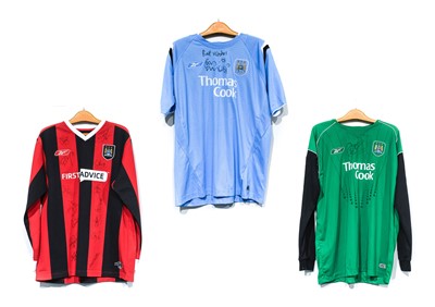 Lot 4043 - Manchester City Three Signed Shirts