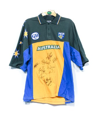 Lot 3002 - Three Signed Cricket Shirts