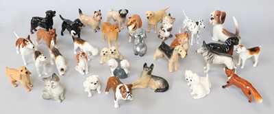 Lot 239 - Beswick Dog Models, all small examples,...