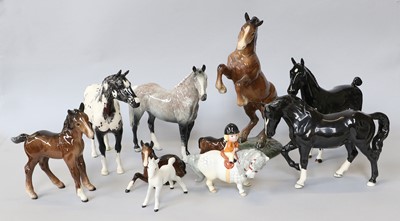 Lot 238 - Beswick Horse Models, to include Appaloosa...