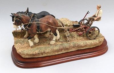 Lot 274 - Border Fine Arts 'Hay Cutting Starts Today',...