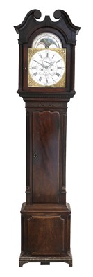 Lot 666 - A Mahogany Eight Day Longcase Clock, signed...