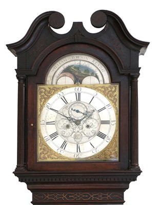 Lot 666 - A Mahogany Eight Day Longcase Clock, signed...